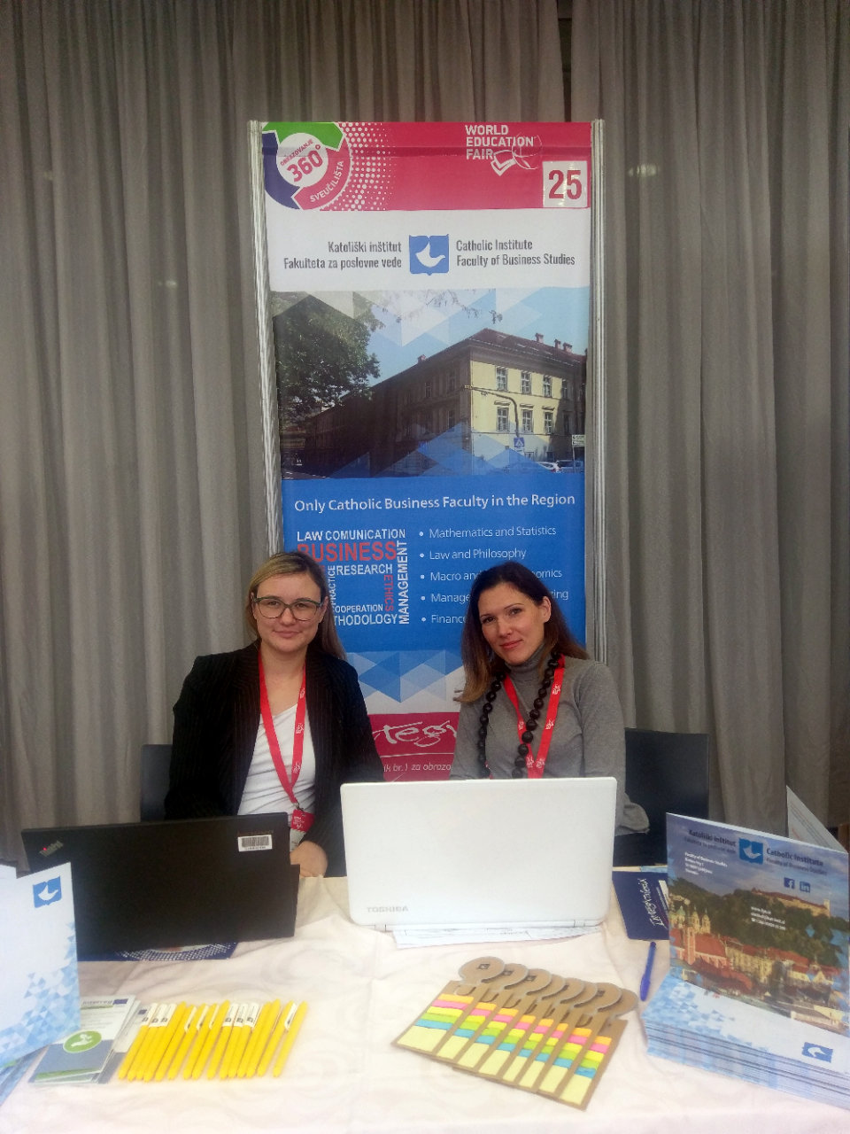 Predstavili smo se na dogodku World Education Fair v Zagrebu in Ljubljani