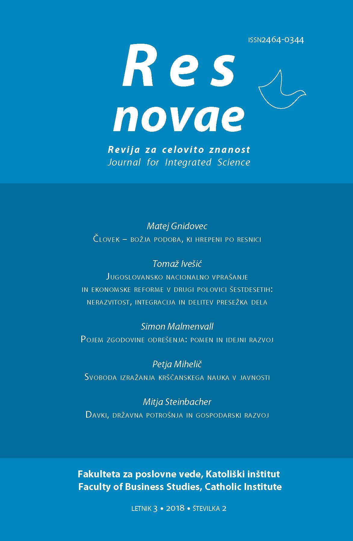 Izšla je 2. številka 3. letnika revije Res novae