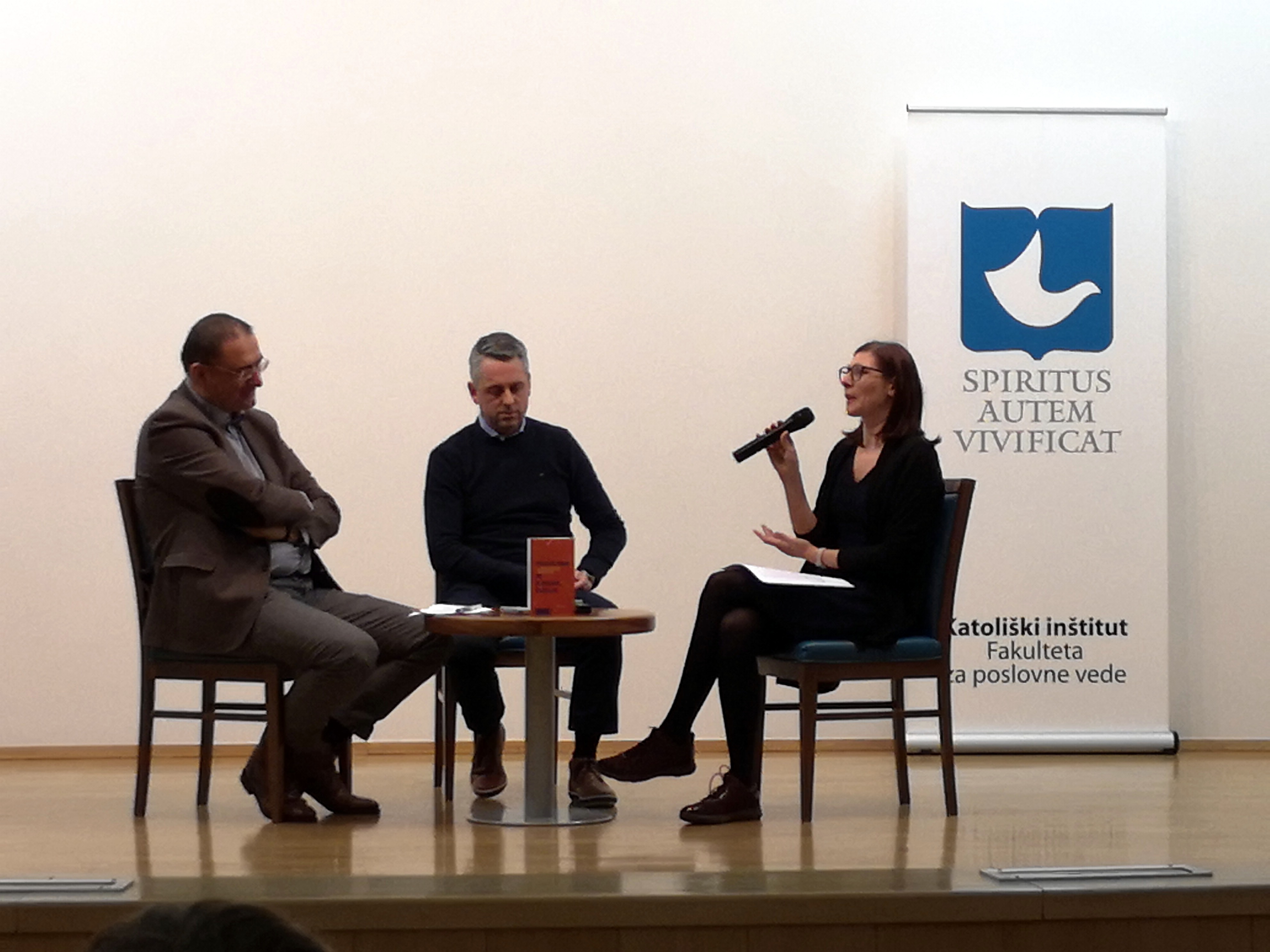 Pogovor ob predstavitvi knjige Marka Kremžarja: Podjetnik in njegov poklic