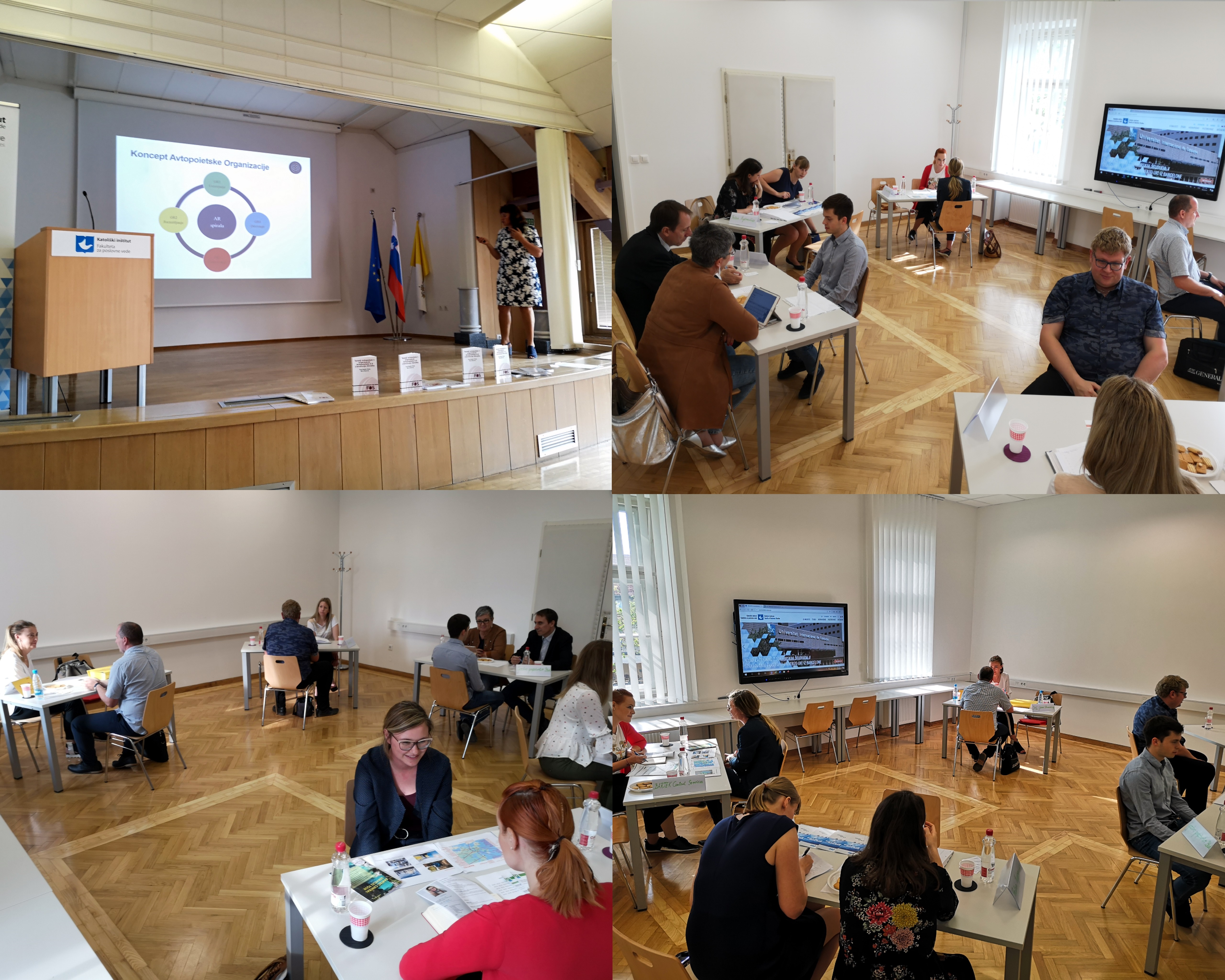 Poslušali smo zanimivo predavanje in urejali zaposlitve za naše študente