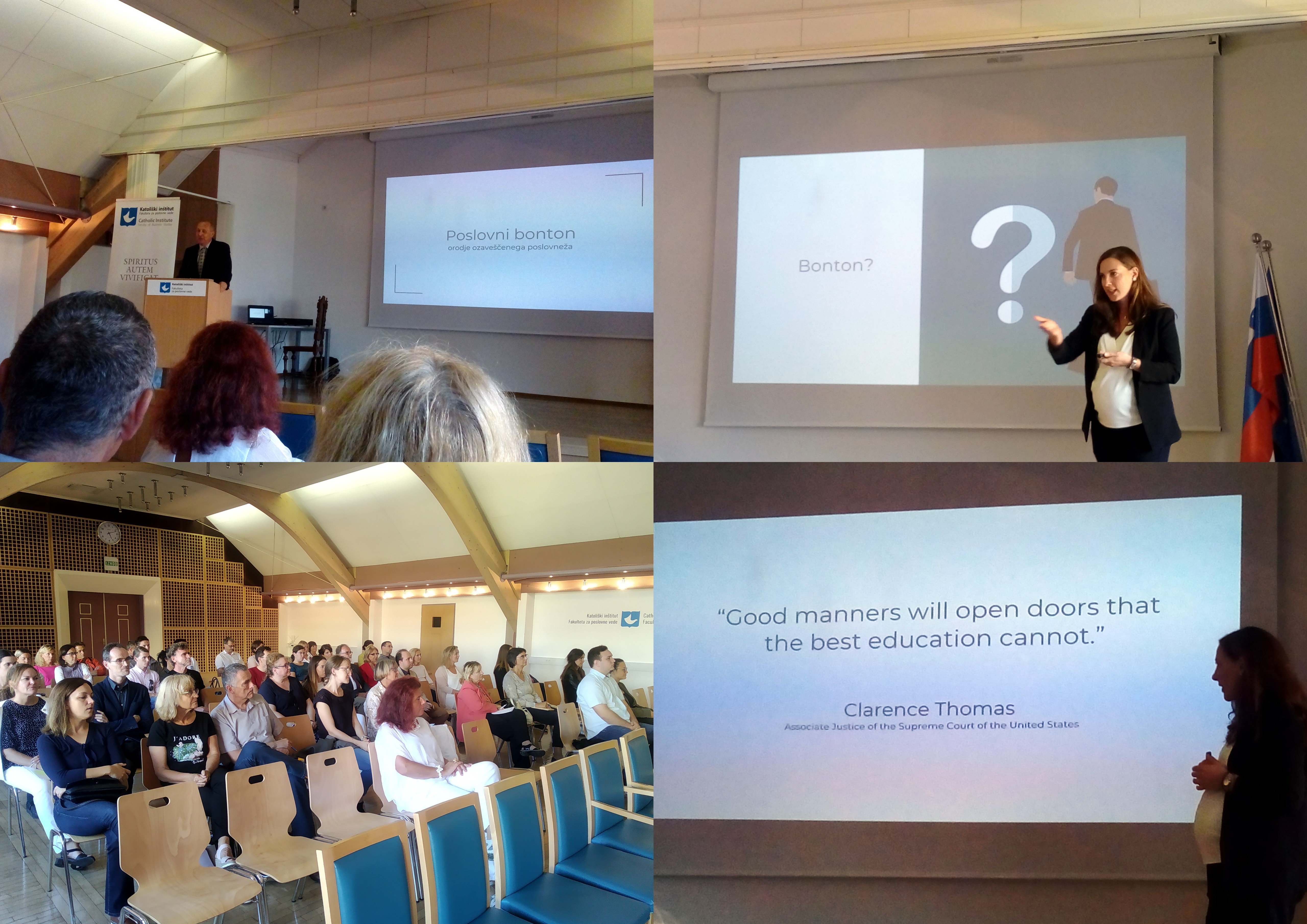 Poslušali smo aktualno predavanje o poslovnem bontonu