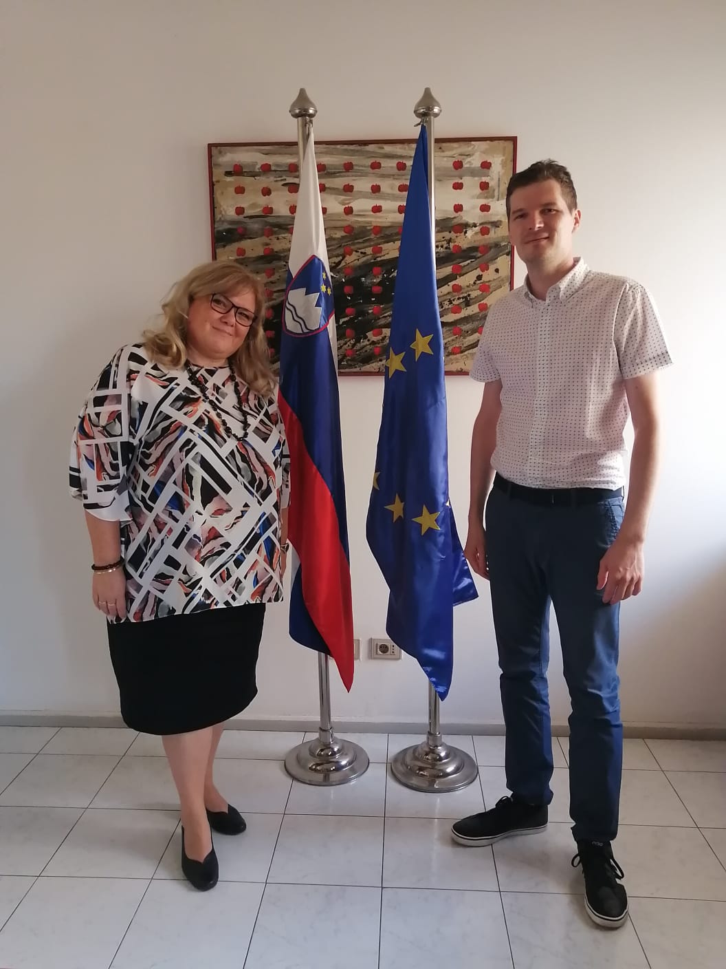 FPPV na obisku pri veleposlanici v Egiptu