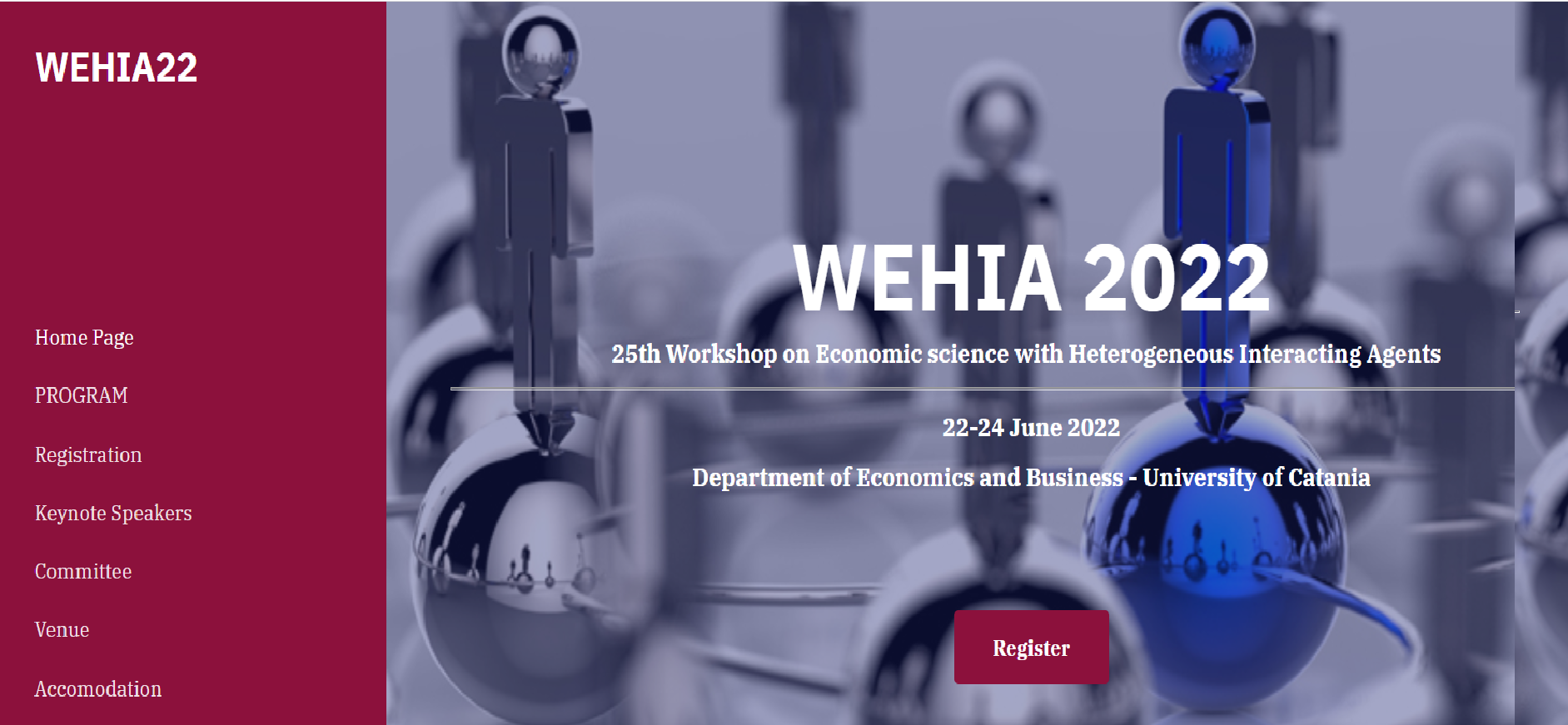 Dekan FPPV se udeležuje znanstvene konference WEHIA 2022 na Fakulteti za ekonomijo in poslovne vede Univerze iz Catanije