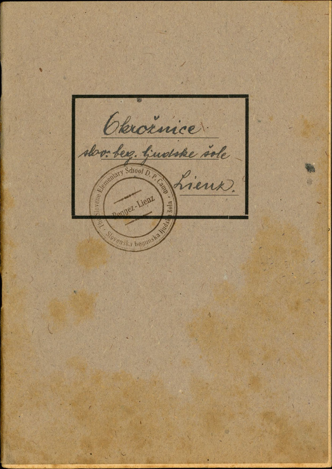 Okrožnice slovenske begunske ljudske šole Peggez-Lienz, 1944/45