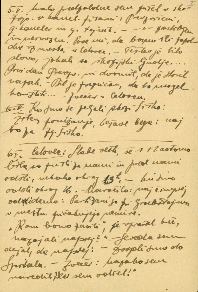 Ferdinand Babnik, Dnevnik maj–julij 1945